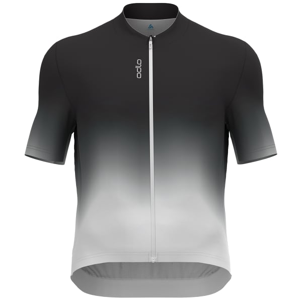 ODLO ZEROWEIGHT CHILL-TEC PRINT S/U COLLAR S/S FULL ZIP