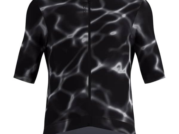 ODLO ZEROWEIGHT PRO PRINT TSHIRT S/U COLLAR S/S FULL ZIP