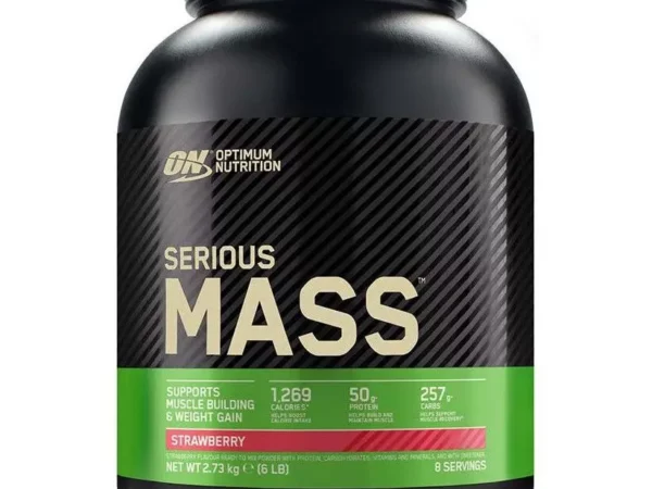 Gainer protéiné serious mass fraise Optimum Nutrition