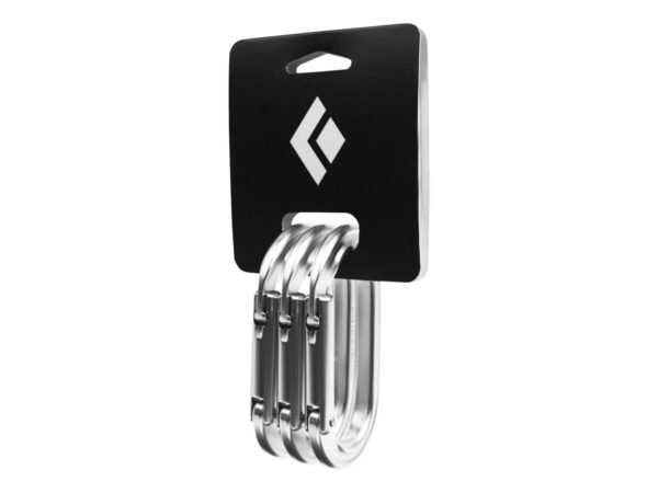 Oval Keylock Carabiner 3-pack