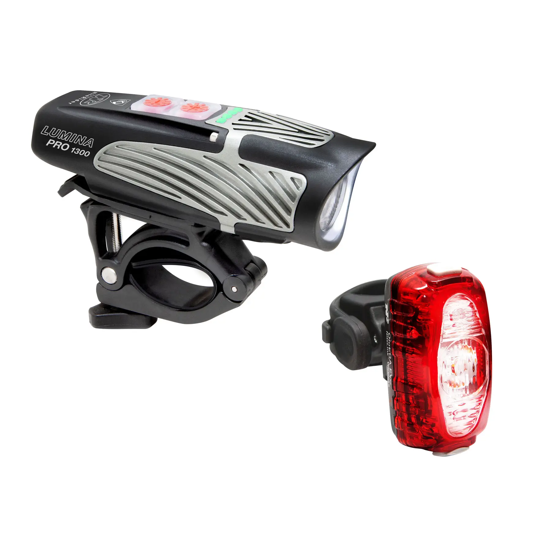 Pack d'éclairage avant/arrière vélo NiteRider Usb L Pro Omega Nitelink™