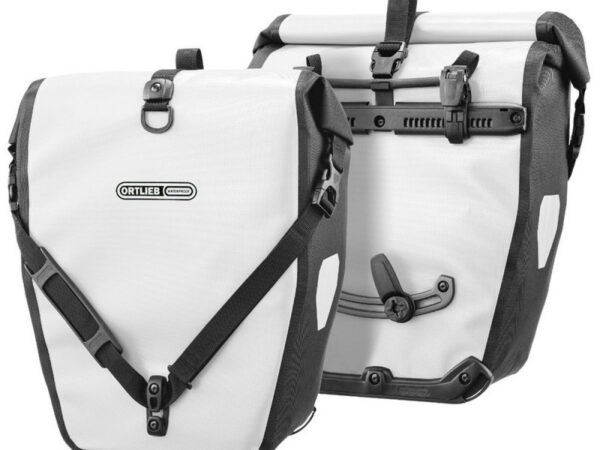 Paire de sacoches arrière Ortlieb Back-Roller Classic 2 x 20L - Blanc / Noir