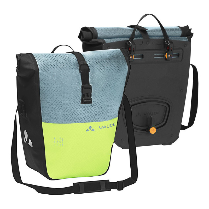 Paire de sacoches arrière Vaude Aqua Back Color (rec) 2 x 24L - Gris / Vert
