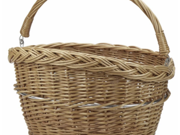 Panier de vélo avant KlickFix en osier