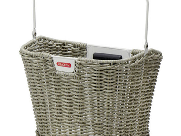 Panier de vélo avant KlickFix Structura - Rétro gris