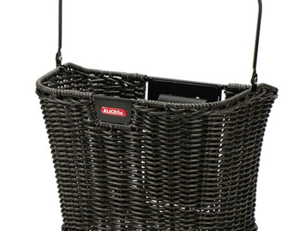 Panier de vélo avant KlickFix Structura - Rétro noir