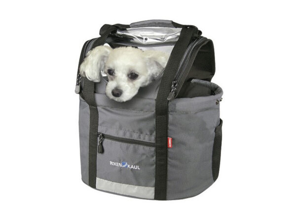 Panier de vélo avant pour chien KlickFix Doggy Shopper