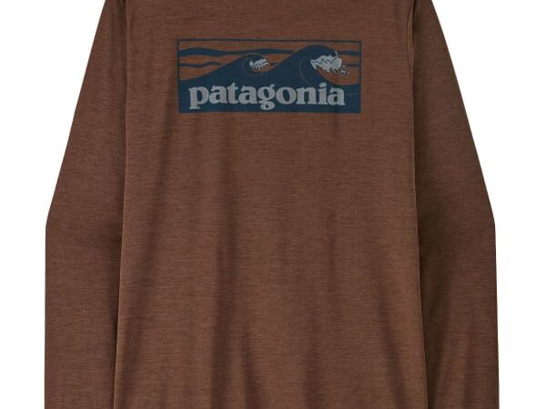 PATAGONIA M'S L/S CAP COOL DAILY SHIRT - BOARDSHORT LOGO