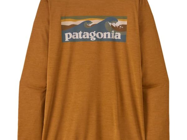 PATAGONIA W'S L/S CAP COOL DAILY SHIRT BOARDSHORT LOGO