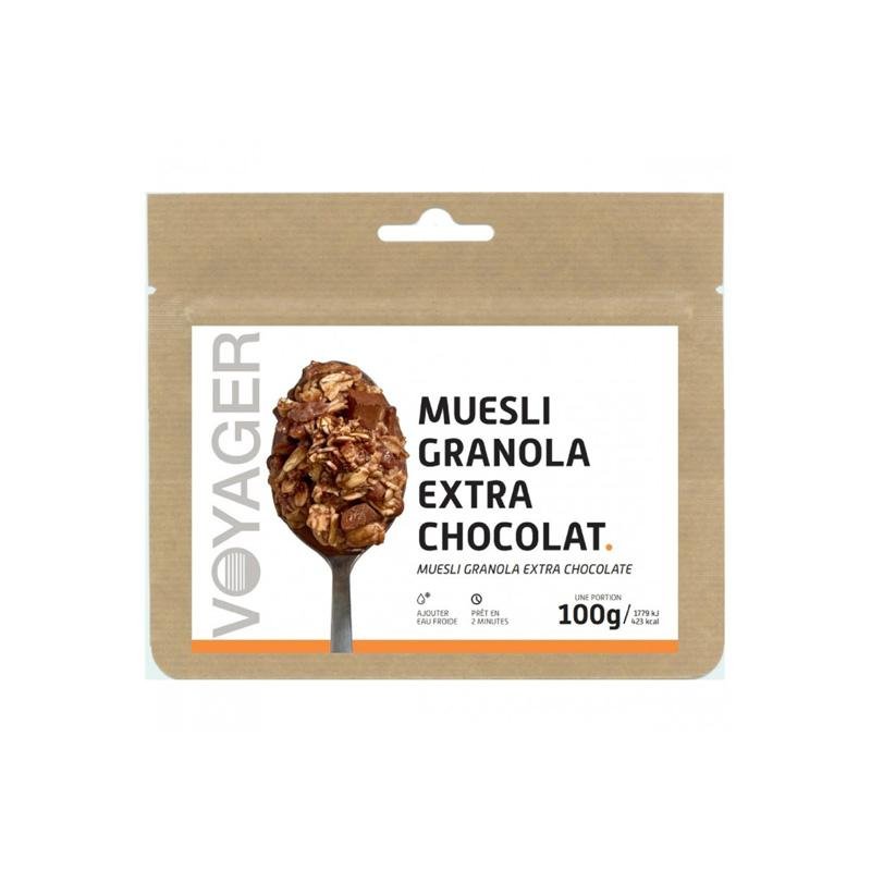 Petit-déjeuner Lyophilisé - Muesli Granola Extra Chocolat