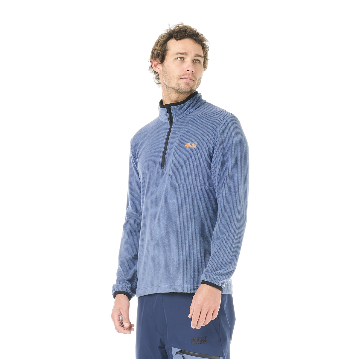 Picture Polaire - Polaire homme 1/4 zippée WEAVY GRID - Homme