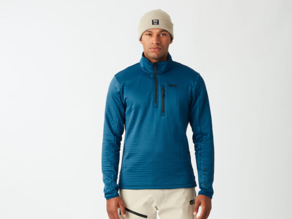Picture Polaire - Polaire Technique zippée homme BAKE GRID 1/4 - Homme