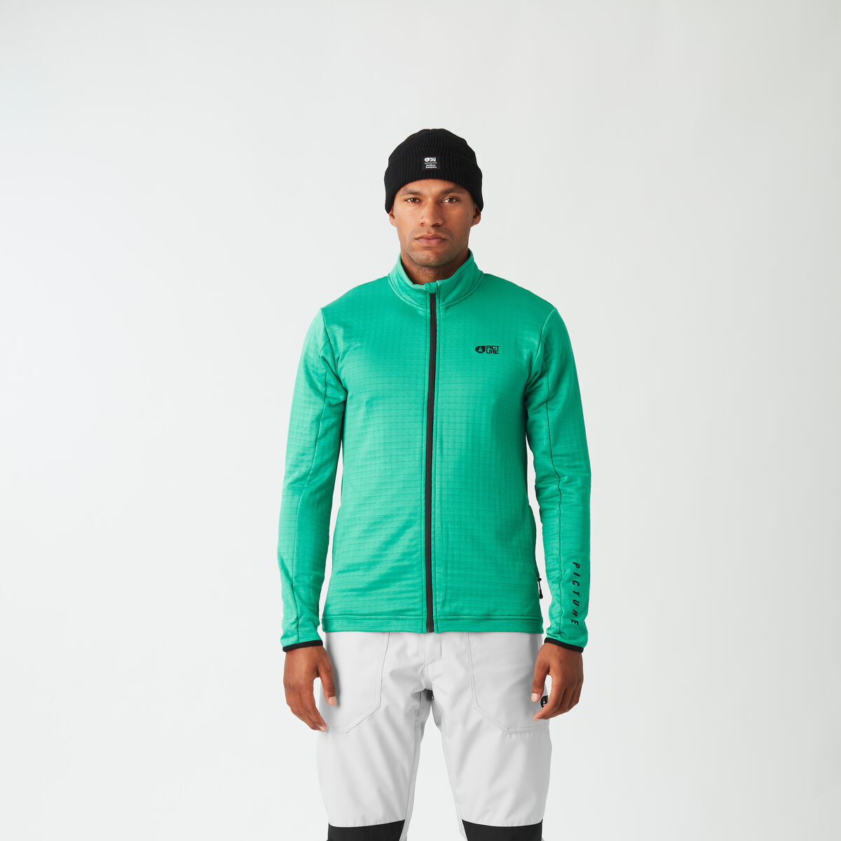 Picture Polaire - Polaire technique zippée homme BAKE GRID FZ - Homme