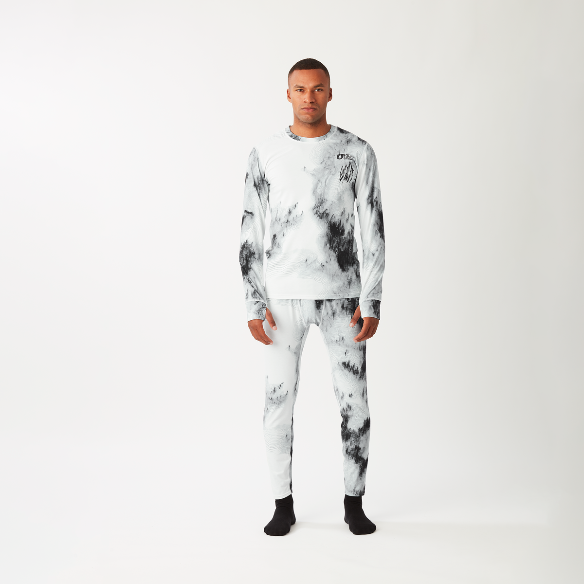 Picture Sous-vêtement technique - T-shirt thermique homme LHOTSE PRINTED - Homme