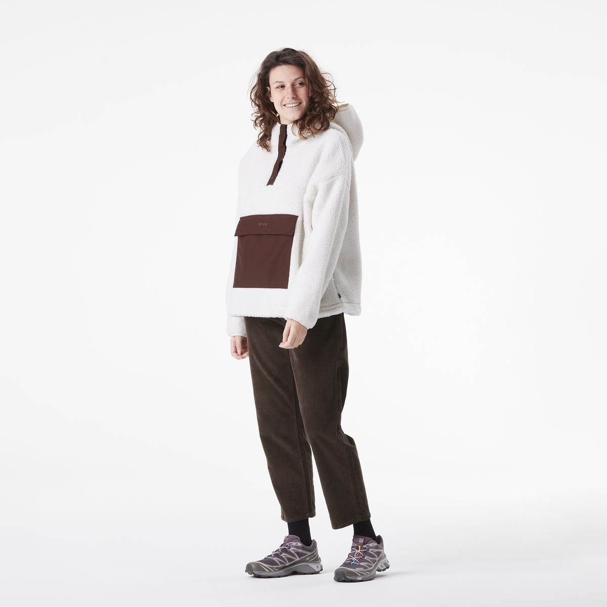 Picture Sweat - Polaire à capuche 1/4 zippée femme PAKKIS - Femme