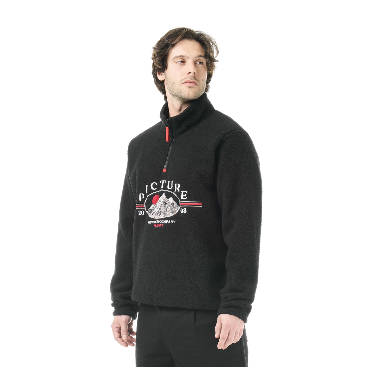Picture Sweat - Polaire homme 1/4 zippée GAMVIK - Homme