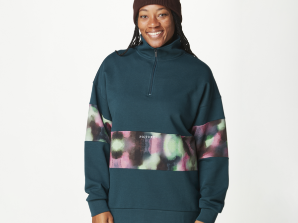 Picture Sweat - Sweat 1/4 zippé femme FIR RUGBY - Femme