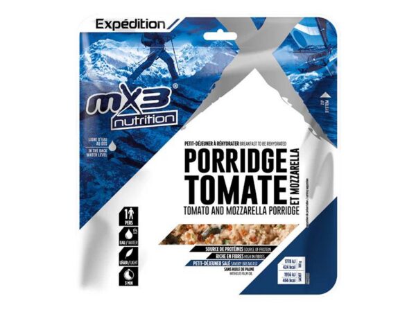 Plat Lyophilisé - Porridge Tomate Et Mozzarella