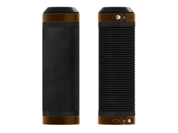 Poignées Brooks Cambium Rubber - 100mm / 100mm, Black / orange