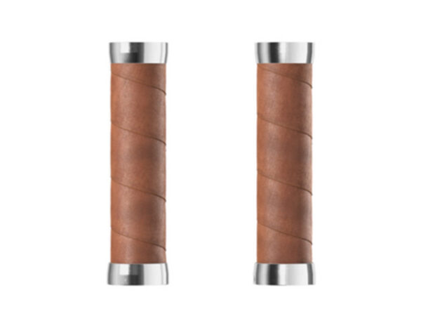 Poignées Brooks Slender Standard / Nexus / Rohloff - 130mm / 130mm, Dark Tan