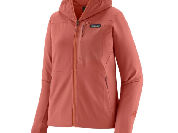 Polaire à capuche zippée femme Patagonia R1 CrossStrata