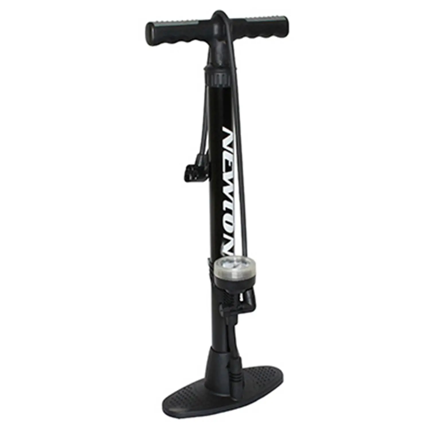 Pompe à pied acier base résine raccord double style avec manomètre 11 bars Newton Fpr3 Switch Vp-Vs