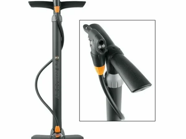 Pompe à pied avec manomètre SKS Air-X-Press 8