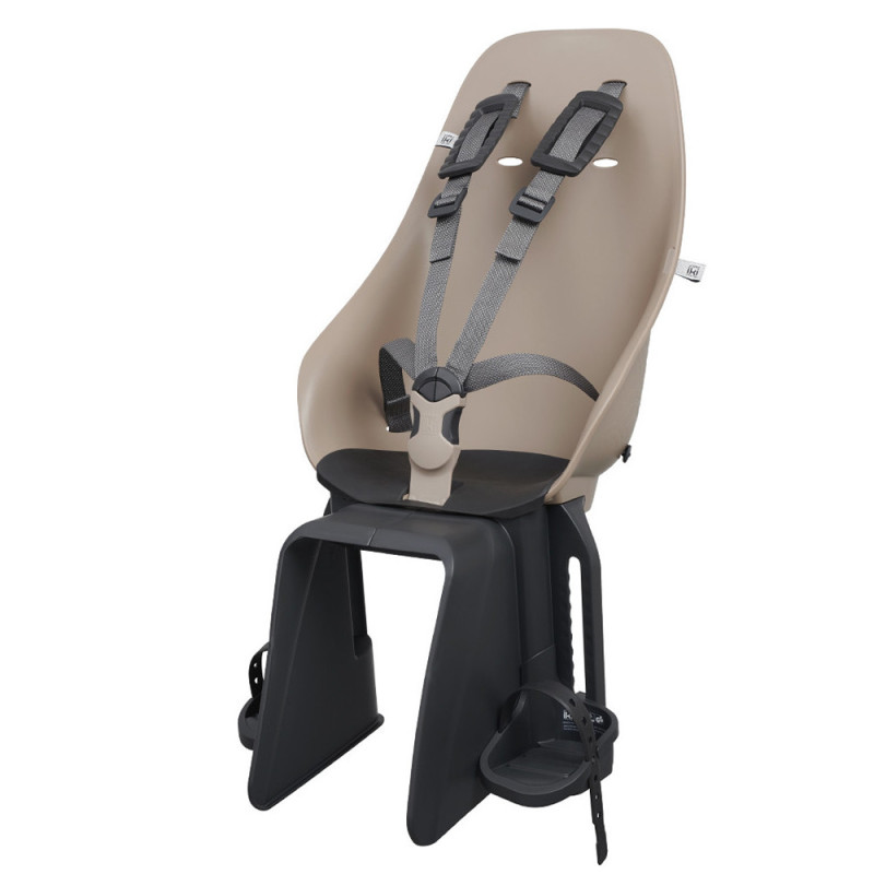 Porte-bébé vélo arrière sur porte-bagages Urban Iki - Beige/noir