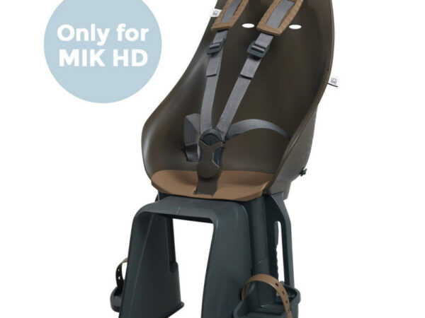 Porte-bébé vélo arrière sur porte-bagages Urban Iki MIK HD - Marron/Marron