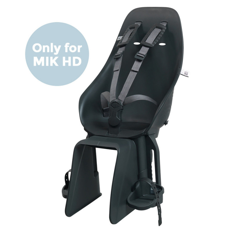 Porte-bébé vélo arrière sur porte-bagages Urban Iki MIK HD - Noir/Noir