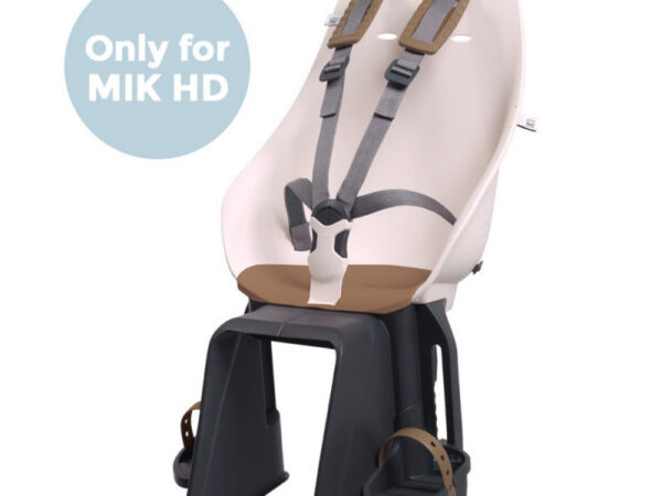 Porte-bébé vélo arrière sur porte-bagages Urban Iki MIK HD - Rose/Marron