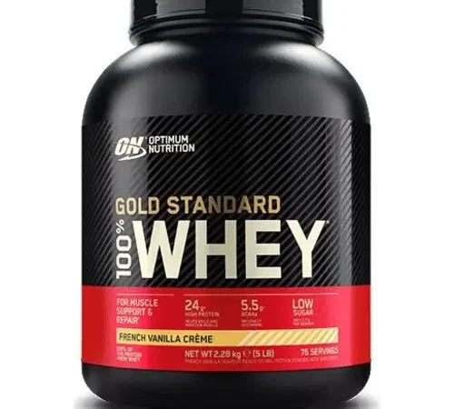 Protéine glace à la vanille Optimum Nutrition Gold Standard 100% Whey