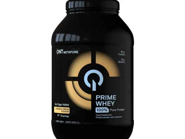Protéine mélange 100 % d'isolat et de concentré de lactosérum Cookies & Cream QNT Prime Whey 908 g