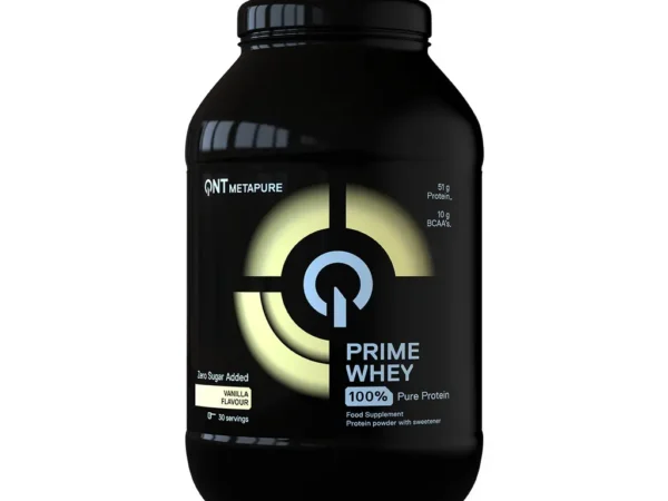 Protéine mélange 100 % d'isolat et de concentré de lactosérum Vanille QNT Prime Whey 908 g