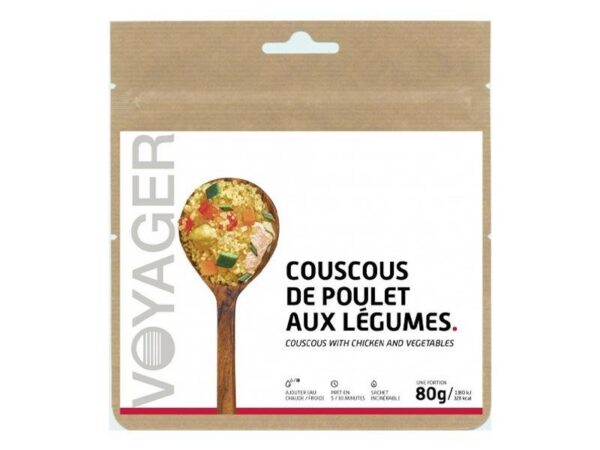Repas Lyophilisé - Couscous De Poulet Aux Légumes 80g