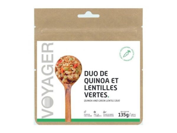 Repas Lyophilisé - Duo De Quinoa Et Lentilles Vertes