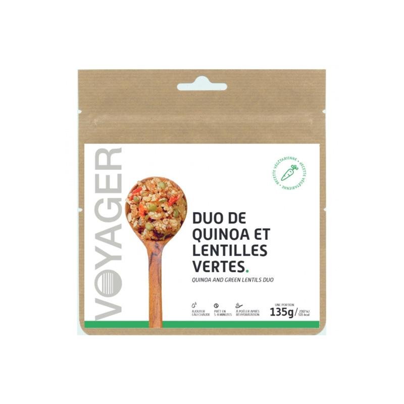 Repas Lyophilisé - Duo De Quinoa Et Lentilles Vertes