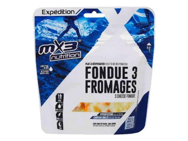 Repas Lyophilisé Fondue 3 Fromages