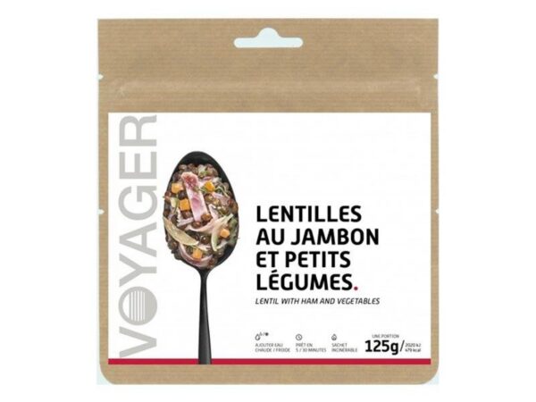 Repas Lyophilisé - Lentilles Au Jambon Et Petits Légumes