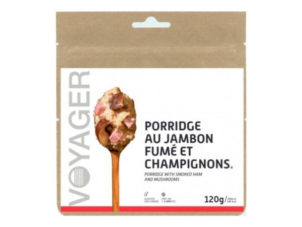 Repas Lyophilisé - Porridge Au Jambon Fumé Et Champignons