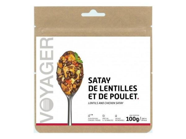 Repas Lyophilisé - Satay De Lentilles Et De Poulet