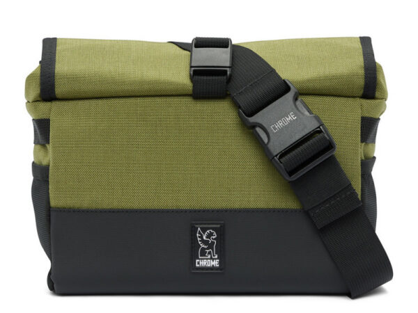 Sacoche de guidon Chrome Doubletrack Handlebar Bar Bag 5L - Olive branch