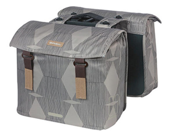 Sacoche double vélo ville Basil Elegance MIK 2 x 20L