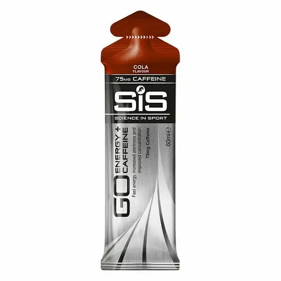Gel énergétique Science in Sport Go + Cafeine Cola & Caffeinne - 60 ml