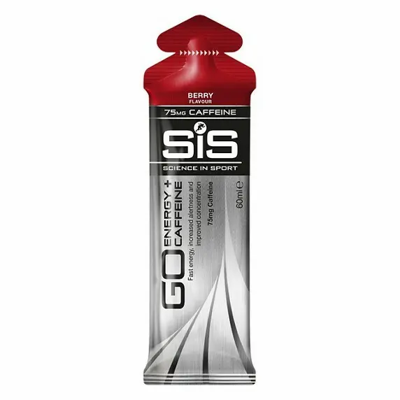 Gel énergétique Science in Sport Go + Cafeine - Berry - 60 ml