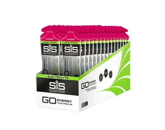 Gels énergétique Science in Sport Go + Electrolyte - Rose framboise - 60 ml