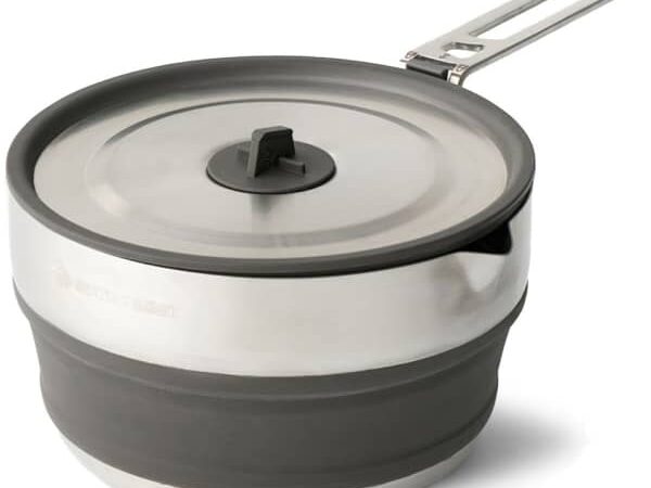 SEA TO SUMMIT DETOUR STAINLESS STEEL COLLAPSIBLE POURING POT 1.8L