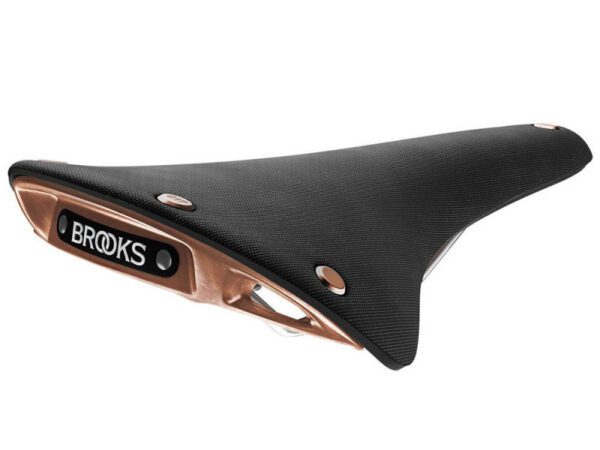 Selle de vélo coton Brooks Cambium C17 Special - Noir/Cuivre