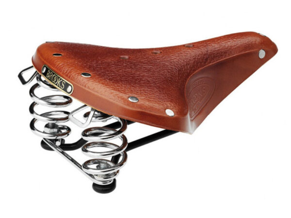 Selle de vélo cuir Brooks B67 Short - 240 x 205 mm, Marron : Miel