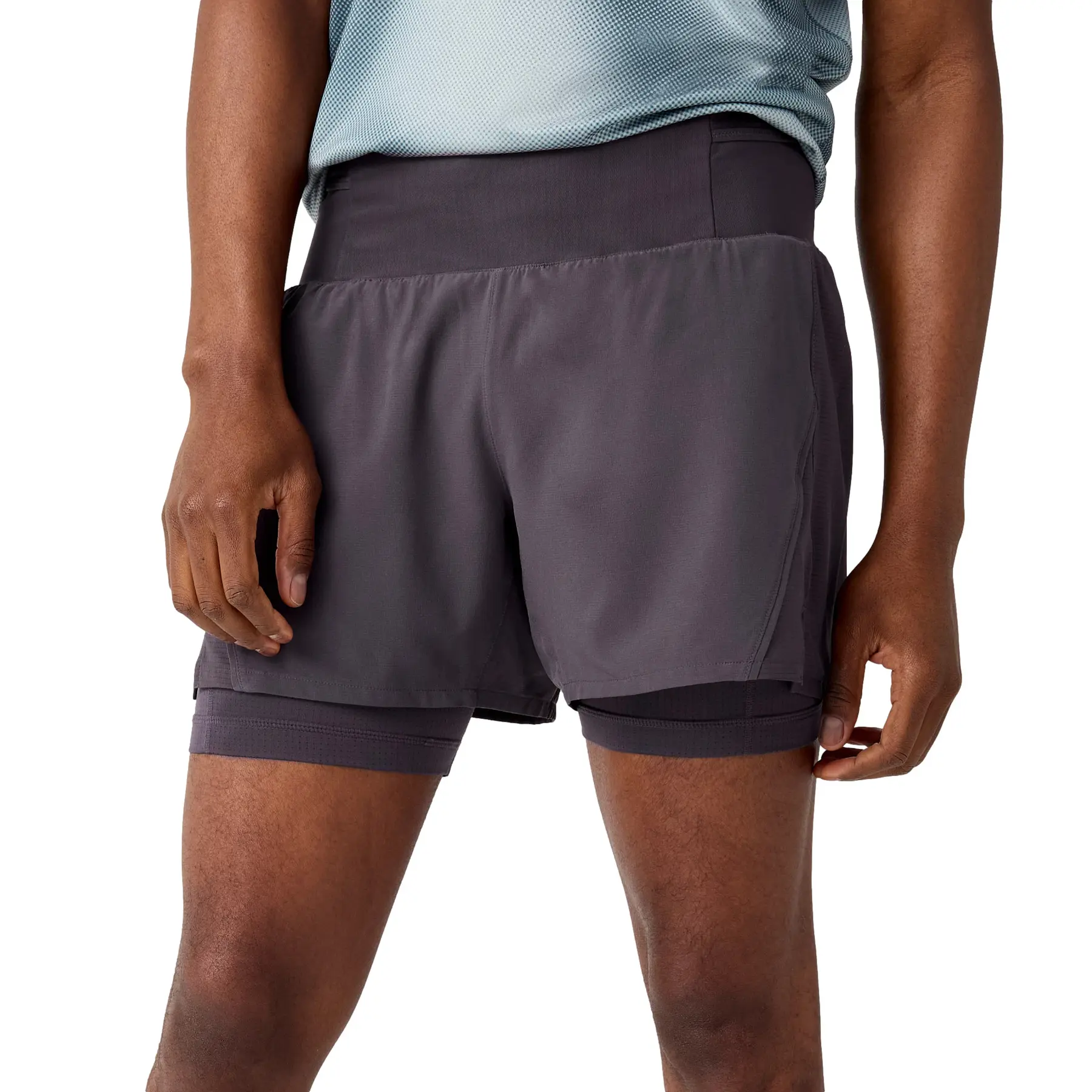 Short 2 en 1 Brooks High Point 2.0 5"